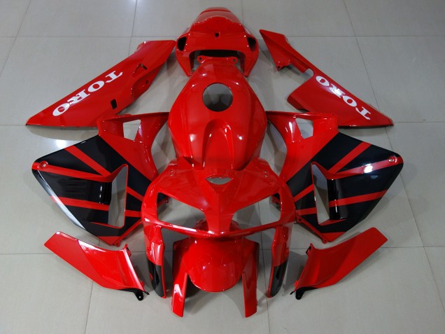 2005-2006 Gloss Red Honda CBR600RR Fairings