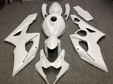2005-2006 Gloss White Plain Suzuki GSXR 1000 Fairings