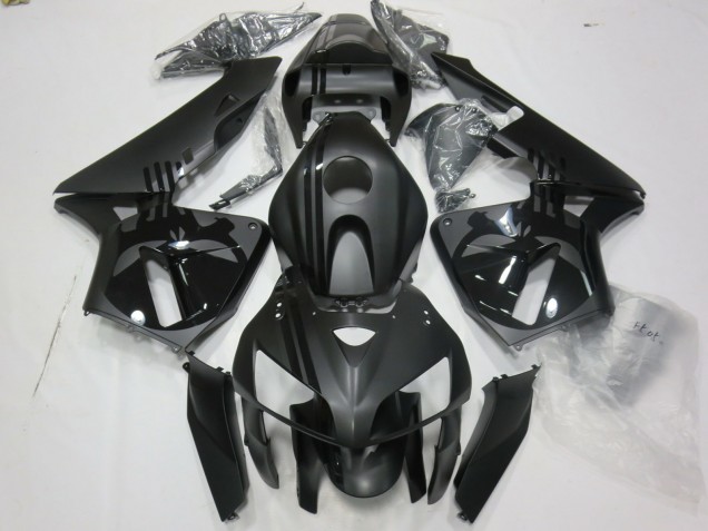 2005-2006 Matte Black Punisher Honda CBR600RR Fairings