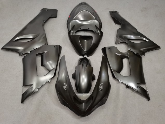 2005-2006 Metal Silver Kawasaki ZX6R Fairings 2005-2006 Metal Silver Kawasaki ZX6R Fairings
