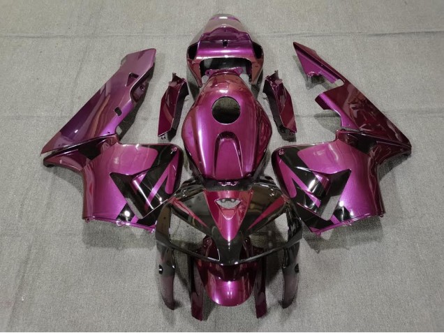 2005-2006 Metallic Purple & Black Decal Honda CBR600RR Fairings