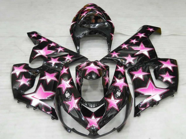 2005-2006 Pink Star Kawasaki ZX6R Fairings 2005-2006 Pink Star Kawasaki ZX6R Fairings