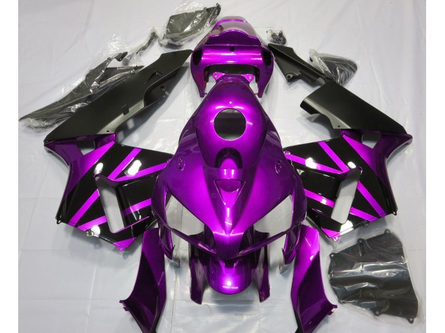 2005-2006 Purple & Gloss Black Design Honda CBR600RR Fairings