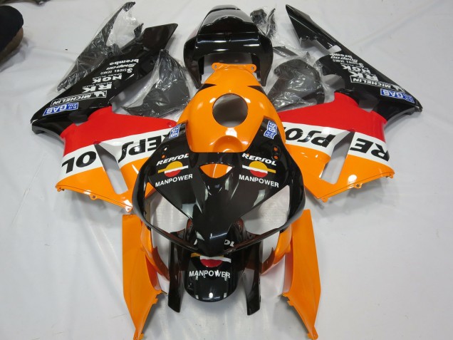 2005-2006 Repsol Man Power Honda CBR600RR Fairings
