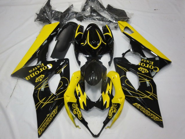 2005-2006 Yellow Corona Suzuki GSXR 1000 Fairings 2005-2006 Yellow Corona Suzuki GSXR 1000 Fairings