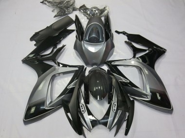 2006-2007 Black Grey Special Suzuki GSXR 600-750 Fairings