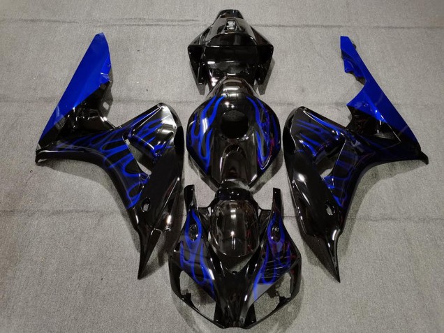 2006-2007 Blue Flame Honda CBR1000RR Fairings 2006-2007 Blue Flame Honda CBR1000RR Fairings