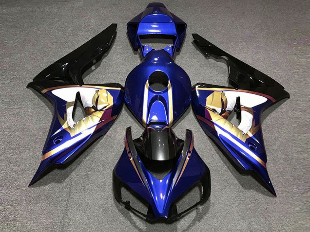 2006-2007 Blue & Gold Honda CBR1000RR Fairings 2006-2007 Blue & Gold Honda CBR1000RR Fairings