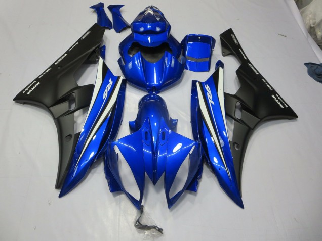 2006-2007 Blue and Black Design Yamaha R6 Fairings 2006-2007 Blue and Black Design Yamaha R6 Fairings