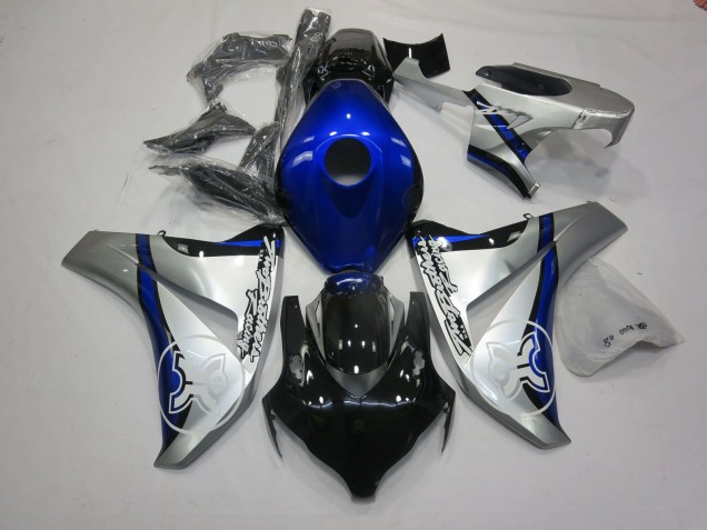 2006-2007 Blue and Silver TBR Honda CBR1000RR Fairings 2006-2007 Blue and Silver TBR Honda CBR1000RR Fairings