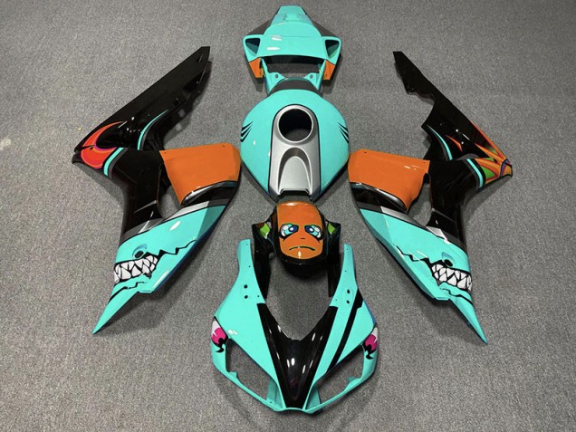 2006-2007 Cyan Shark Honda CBR1000RR Fairings 2006-2007 Cyan Shark Honda CBR1000RR Fairings