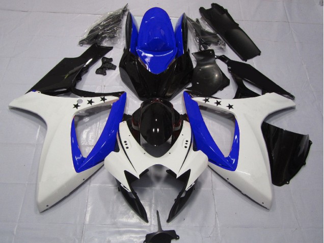 2006-2007 Dark Blue Star Suzuki GSXR 600-750 Fairings 2006-2007 Dark Blue Star Suzuki GSXR 600-750 Fairings