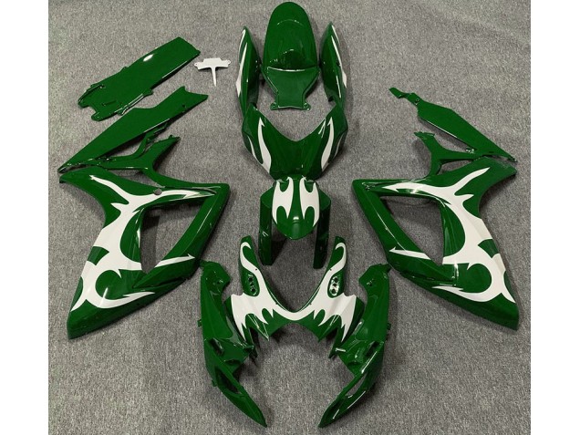 2006-2007 Dark Green & White Suzuki GSXR 600-750 Fairings 2006-2007 Dark Green & White Suzuki GSXR 600-750 Fairings