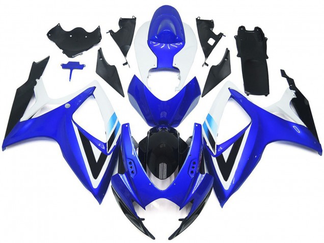 2006-2007 Deep Blue and Light Blue OEM Style Suzuki GSXR 600-750 Fairings 2006-2007 Deep Blue and Light Blue OEM Style Suzuki GSXR 600-750 Fairings