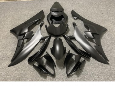 2006-2007 Full Matte Black Yamaha R6 Fairings