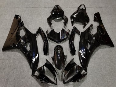 2006-2007 Gloss Black & Pearl Blue Yamaha R6 Fairings