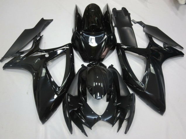 2006-2007 Gloss Black Suzuki GSXR 600-750 Fairings 2006-2007 Gloss Black Suzuki GSXR 600-750 Fairings