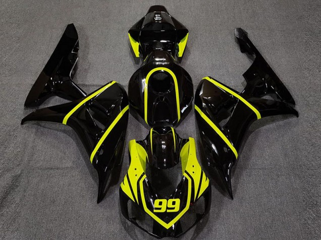 2006-2007 Gloss Black and Bright Yellow Honda CBR1000RR Fairings 2006-2007 Gloss Black and Bright Yellow Honda CBR1000RR Fairings