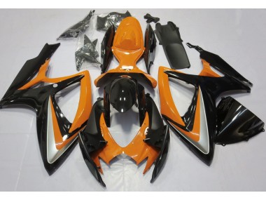 2006-2007 Gloss Orange Debadged Suzuki GSXR 600-750 Fairings