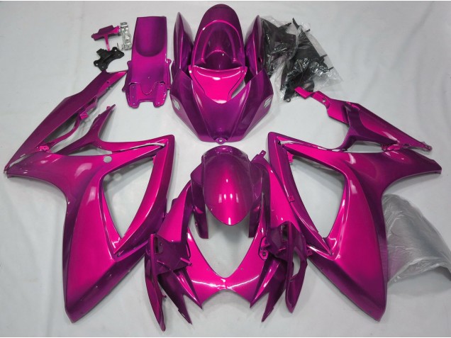 2006-2007 Gloss Pink Plain Suzuki GSXR 600-750 Fairings 2006-2007 Gloss Pink Plain Suzuki GSXR 600-750 Fairings