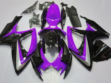 2006-2007 Gloss Purple Debadged Suzuki GSXR 600-750 Fairings