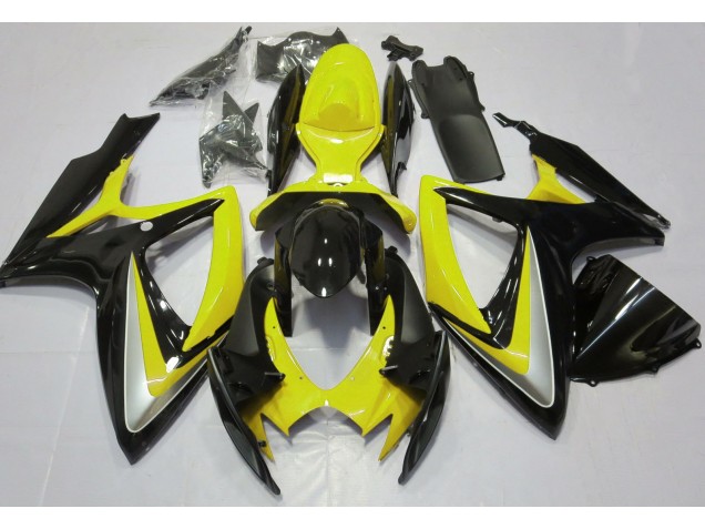 2006-2007 Gloss Yellow Debadged Suzuki GSXR 600-750 Fairings 2006-2007 Gloss Yellow Debadged Suzuki GSXR 600-750 Fairings