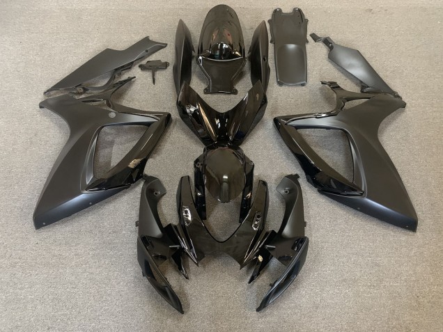 2006-2007 Gloss and Matte Black Suzuki GSXR 600-750 Fairings 2006-2007 Gloss and Matte Black Suzuki GSXR 600-750 Fairings