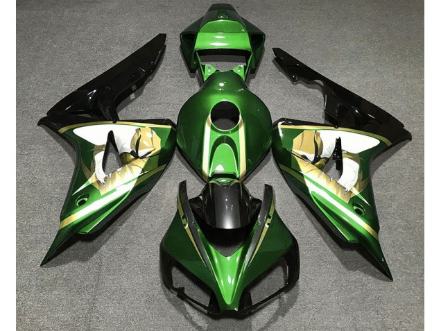 2006-2007 Green & Gold Honda CBR1000RR Fairings 2006-2007 Green & Gold Honda CBR1000RR Fairings