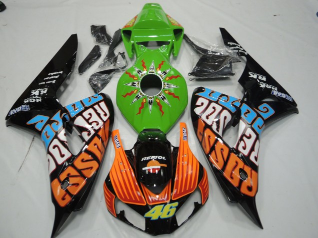 2006-2007 Green Rossi Honda CBR1000RR Fairings 2006-2007 Green Rossi Honda CBR1000RR Fairings
