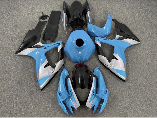 2006-2007 Light Blue Design Suzuki GSXR 600-750 Fairings 2006-2007 Light Blue Design Suzuki GSXR 600-750 Fairings