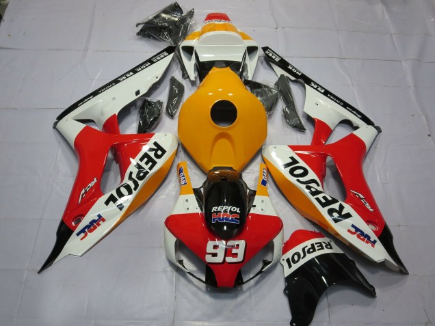 2006-2007 Light Orange White Repsol Honda CBR1000RR Fairings 2006-2007 Light Orange White Repsol Honda CBR1000RR Fairings