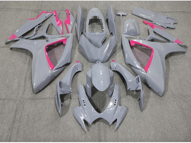 2006-2007 Nardo and Pink Trim Suzuki GSXR 600-750 Fairings 2006-2007 Nardo and Pink Trim Suzuki GSXR 600-750 Fairings