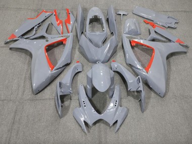 2006-2007 Nardo and Red Trim Suzuki GSXR 600-750 Fairings