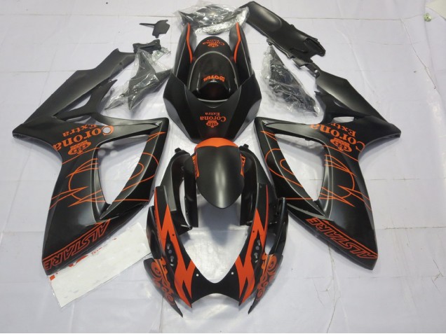 2006-2007 Orange Matte Suzuki GSXR 600-750 Fairings 2006-2007 Orange Matte Suzuki GSXR 600-750 Fairings
