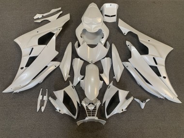 2006-2007 Pearl White Yamaha R6 Fairings