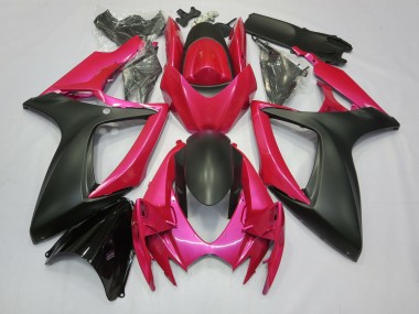 2006-2007 Pink and Matte Suzuki GSXR 600-750 Fairings