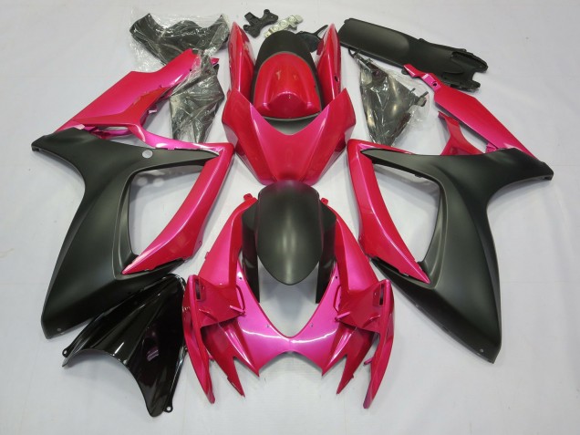 2006-2007 Pink and Matte Suzuki GSXR 600-750 Fairings