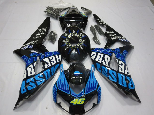 2006-2007 Rossi Blue Gloss Honda CBR1000RR Fairings 2006-2007 Rossi Blue Gloss Honda CBR1000RR Fairings