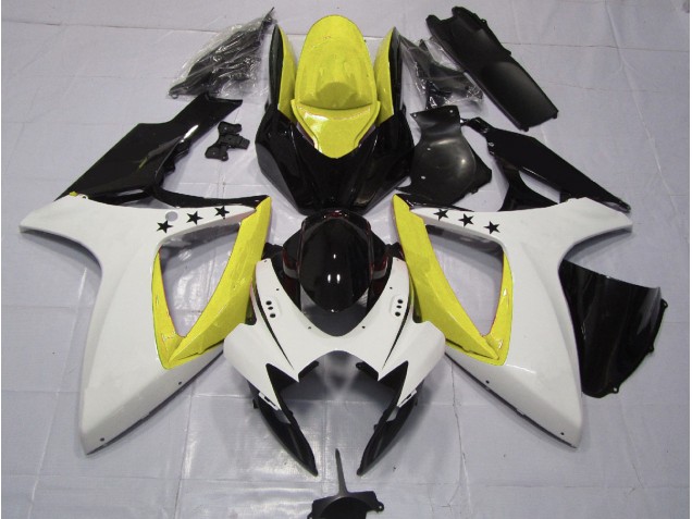 2006-2007 Yellow Star Suzuki GSXR 600-750 Fairings 2006-2007 Yellow Star Suzuki GSXR 600-750 Fairings