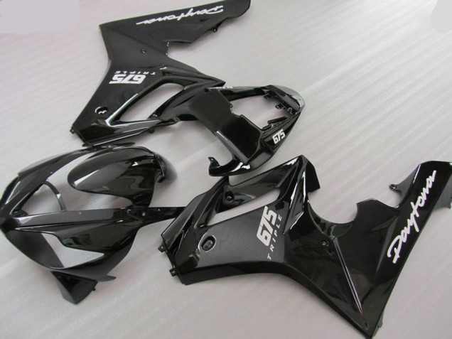 2006-2008 Black Triple Triumph Daytona 675 Fairings 2006-2008 Black Triple Triumph Daytona 675 Fairings