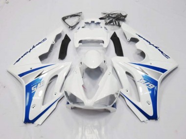 2006-2008 White and Blue Style Triumph Daytona 675 Fairings