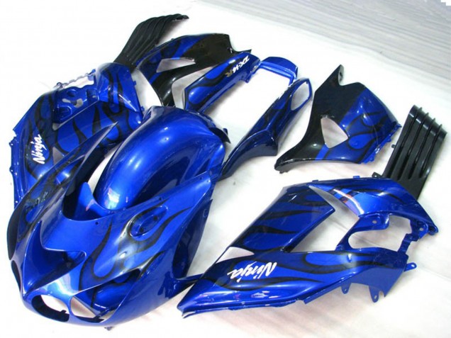 2006-2011 Blue Flame Kawasaki ZX14R Fairings 2006-2011 Blue Flame Kawasaki ZX14R Fairings