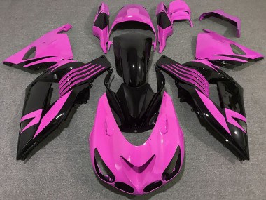 2006-2011 Bright Pink Kawasaki ZX14R Fairings