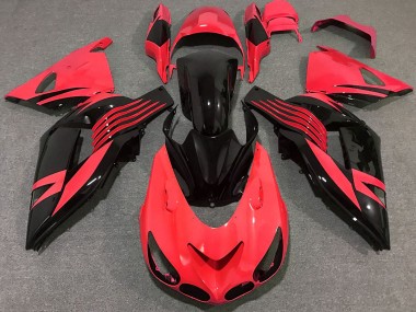 2006-2011 Bright Red Kawasaki ZX14R Fairings