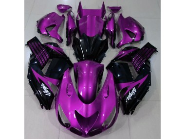 2006-2011 Gloss Purple and Black Kawasaki ZX14R Fairings