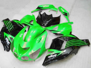2006-2011 Lime Kawasaki ZX14R Fairings