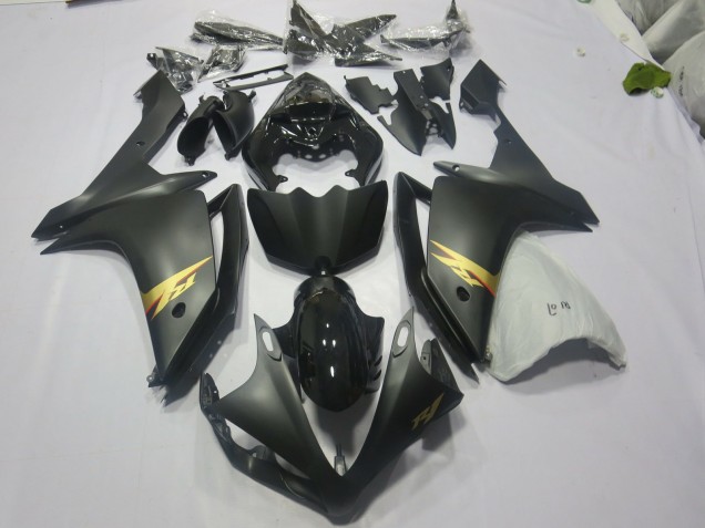 2007-2008 Black and Gold Yamaha R1 Fairings 2007-2008 Black and Gold Yamaha R1 Fairings