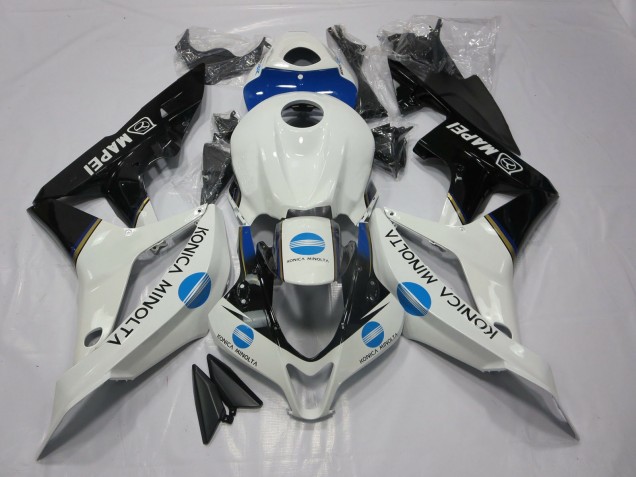 2007-2008 Blue KM and Black Honda CBR600RR Fairings 2007-2008 Blue KM and Black Honda CBR600RR Fairings