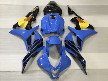 2007-2008 Blue & Orange Bull Honda CBR600RR Fairings