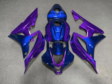 2007-2008 Blue & Purple Honda CBR600RR Fairings